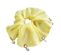 Anelli per capelli oversize fiocchi bianchi corda per capelli versatile ornamento per capelli stili belli accessori per capelli eleganti