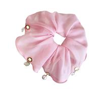 Anelli per capelli oversize fiocchi bianchi corda per capelli versatile ornamento per capelli stili belli accessori per capelli eleganti