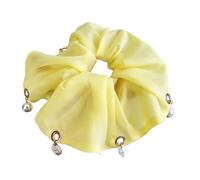 Anelli per capelli oversize fiocchi bianchi corda per capelli versatile ornamento per capelli stili belli accessori per capelli eleganti