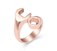 Anelli per ceneri a forma di chiave - Porta ceneri per animali domestici/umani, in acciaio inossidabile, gioiello commemorativo per ceneri per uomini e donne, 10, Acciaio inossidabile