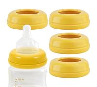 Anelli Per Collare Per Biberon - Confezione Da Cinque Collari A Vite Di Ricambio | Anelli Per Biberon, Anello A Vite Per Biberons A Prova Di Perdite Per Uso Alimentare, Set Di Collari Per