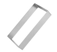 Anelli per dessert in acciaio inossidabile - Stampo per torta rettangolare da