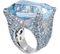 Anelli per donna, ragazze adolescenti, donne scintillanti, anello con zirconi cubici, sposa, matrimonio, fidanzamento, festa, gioielli, regalo, regali per la festa della mamma, regali per donne, uomin