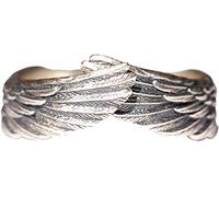 Anelli per Donne Ragazze Adolescenti, Anello Regolabile Angeli a Forma di Ala Open End Squisito Anello per Coppie Ornamento per Uso Quotidiano, Regali per Donne Uomini Ragazze Fashion Design
