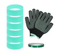 Anelli Per Elastici - 6 Fasce In Silicone Per Bicchiere Da Sublimazione