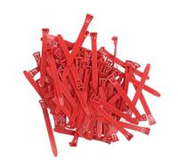 Anelli per Gambe di Pollo, Anelli di Pollo Anelli Bande di Gambe Pollame 1-100 Numerata Riutilizzabile per Le Anatre Piccioni di Piccioni, Materiale PP, Facile da Applicare (Rosso)