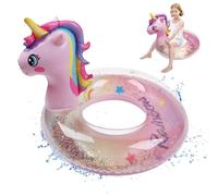 Anelli per Il Nuoto, Shyllin Pvc Ispessito, Anello di Nuoto Gonfiabile, Gonfiabile per Bambini Mare, Adatto per Spiaggia, Festa, Parco Acquatico, Piscina, Unicorno Gonfiabile (Cavallo rosa - Piccolo)