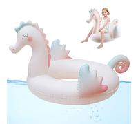 Anelli per Il Nuoto, Shyllin Pvc Ispessito, Anello di Nuoto Gonfiabile, Gonfiabile per Bambini Mare, Adatto per Spiaggia, Festa, Parco Acquatico, Piscina, Unicorno Gonfiabile (Ippocampo)