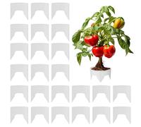 Anelli per la Coltivazione delle Piante, Cerchi per irrigazione Profonda, 24 Pezzi, riutilizzabili, per Giardino, Balcone, Cortile, Pepe, Fiori, arbusti, Risparmio d'Acqua, separazione delle