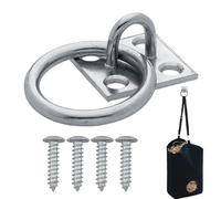 Anelli per legare , accessori da fattoria, ganci per legare | Placcatura in ferro resistente per pareti e assi | Ideale per pile, secchi, reti da fieno e borse, perfetti per uso stabile ed