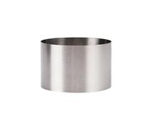 Anelli Per Mousse In Acciaio Inox 5/6/8/10 cm Stampo for torta ad anello rotondo in acciaio inossidabile Strumento di cottura fai da te(Dia.8cm)
