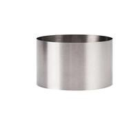 Anelli Per Mousse In Acciaio Inox 5/6/8/10 cm Stampo for torta ad anello rotondo in acciaio inossidabile Strumento di cottura fai da te(Dia.10cm)