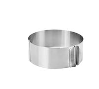 Anelli Per Mousse In Acciaio Inox Stampo for mousse telescopico regolabile in acciaio inossidabile da 6-20 cm con scala, anello for torta rotondo, strumento di cottura riutilizzabile(6CM)