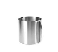 Anelli Per Mousse In Acciaio Inox Stampo for torta ad anello rotondo regolabile da 6 a 30 cm, for mousse retrattile, for cottura in cucina in acciaio inossidabile con scala graduata(Height 15cm)
