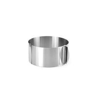 Anelli Per Mousse In Acciaio Inox Stampo for torta ad anello rotondo regolabile da 6 a 30 cm, for mousse retrattile, for cottura in cucina in acciaio inossidabile con scala graduata(Height 8cm)