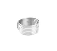 Anelli Per Mousse In Acciaio Inox Tagliapasta rotondo for torta regolabile in acciaio inossidabile a 6 strati, da a 12 pollici, stampo for mousse, utensili for torte, accessori for la cottura fai te