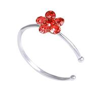 Anelli per naso ad anello per naso a forma di C, piercing per naso a punta falsa, piercing per naso per chiodo e naso, piccoli anelli (F, taglia unica)