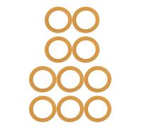 Anelli per pistone in gomma, 10 guarnizioni isolate per pompa per compressore d'aria silenzioso senza olio da 550 W-950 W, 68 x 48 x 0,8 mm