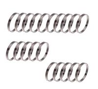 Anelli per raccoglitori, Raccoglitori ad anelli da 20 pezzi, for schede di libri fai te, fogli mobili multifunzionali adatti for le scuole(3cm)