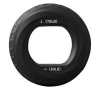 Anelli per rafforzare le mani, anello in silicone per rafforzare l'avambraccio, anelli di presa a doppia forza per allenamento muscolare, sport, arrampicata su roccia, allenare i muscoli della mano e