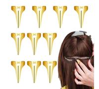 Anelli Per Separare I Capelli - Kit Con 10 Anelli Per Separare I Capelli In Metallo, Comodo Strumento Per Treccia Per Dita, Intrecciatura Riutilizzabile, Strumento Da Parrucchiere Regolabile E Multifu
