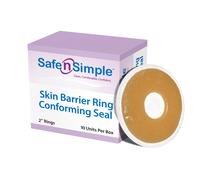 Anelli per stomia conformi Safe n' Simple Strisce barriera per stomia elastiche per una facile applicazione. Barriera ad anello durevole per stom
