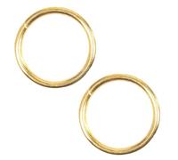Anelli per tende a forma di O, in ottone massiccio, placcati in ottone, 20 mm, per tende romane fai da te, per interni o esterni, confezione da 20 pezzi