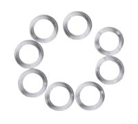 Anelli per tende a pacchetto in plastica trasparente da 14 mm, per tende verticali, per il trattamento delle finestre di casa (100 pezzi)