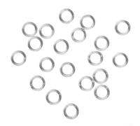 Anelli per tende a pacchetto in plastica trasparente, diametro 11 mm, per tende verticali, set da 20/50/100 (50 pezzi)