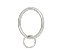 Anelli per tende con occhielli Ivilon Drapery - Anello da 1,7"""" per spilli a gancio, set da 14 - Nichel satinato