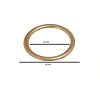 Anelli Per Tende E Tapparelle In Ottone Vuoto 19Mm 0D 15Mm Id Confezione Da 24