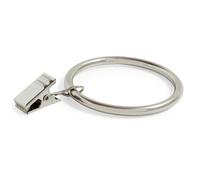 Anelli per tende Ivilon - Set di 14 anelli decorativi per tende Anelli per tende con clip resistenti Diametro 2"""" - Colore nichel spazzolato
