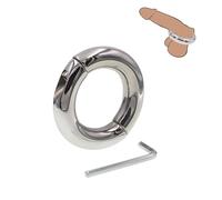 Anelli per testicoli per uomo e testicoli, dispositivi di tortura per testicoli, per uomini, CBT, testicoli, tortura e pene, anello per uomini, estremamente cockring in metallo, anello di grandi