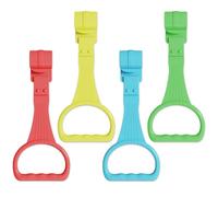 Anelli per tirare su il box, Anelli per tirare su il bambino in plastica da 4 pezzi, Maniglie per box antiscivolo, Maniglie facili da installare e rimuovere per recinto per bambini