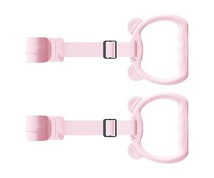 Anelli per trazioni per bambini - PC 15x10 cm | Anelli per lettino per bambini con design di presa sicura, impugnatura antiscivolo, ausilio per l'addestramento alla deambulazione, accessorio per letti