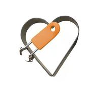 Anelli per uova a forma di cuore con design stabile per aggiungere formaggio ai pasti mattutini