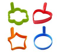 Anelli per uova da friggere, a forma di uovo per stufa, accessorio da cucina resistente al calore, per colazione, campeggio, sandwich a casa | Strumento da cucina per panini per la colazione in casa