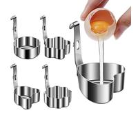 Anelli per uova per friggere - Anelli per modellare le uova - in acciaio inox utensili da cucina per colazione, omelette, hamburger, panini, muffin inglesi, crumpet pancake