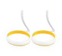 Anelli per uova per teglia - 2 pezzi Anelli da cucina a forma rotonda a forma di | Gadget da cucina per colazione pancake frittata frittata hamburger barbecue campeggio