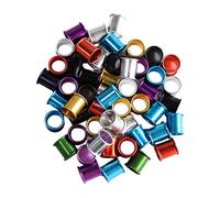 Anelli per zampe di piccioni, Anelli for piedi di piccione in alluminio da 8 mm multicolori, 500 pezzi, for colomba, pappagallo, quaglia(Multicolor)