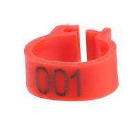 Anelli per zampe per uccelli Fasce per zampe per uccelli multicolori Anelli per zampe per pollame in plastica Set Anelli a clip numerati per piccione Anelli per zampe da 8 mm per uccelli avicoli(#1)