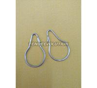 Anelli Pera per Tende da Doccia: Eleganza e Funzionalità - Pezzi: 10