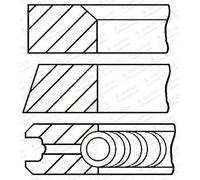 GOETZE ENGINE 08-440800-00 Kit fasce elastiche