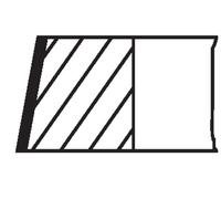 MAHLE ORIGINAL 503 80 N0 Kit fasce elastiche