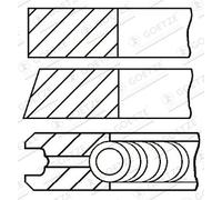 Set di anelli per pistoni GOETZE 08-425600-00