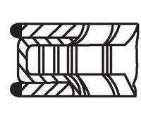 MAHLE ORIGINAL 007 RS 10118 0N0 Kit fasce elastiche