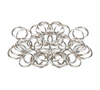 Anelli Portachiavi 20 mm, 100 Pezzi, Colore Argento