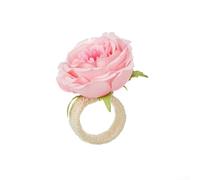 Anelli portatovaglioli dal design floreale, 6 pezzi, per migliorare la tua esperienza culinaria in qualsiasi celebrazione, colore: rosa