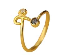 Anelli Regolabile Donna Anello Regolabile Con 12 Costellazioni Della Vergine Oroscopo Fede Nuziale In Zirconia Cubica Gioiello Astrologico Regalo Per Donna Argento O Placcato Oro Anello In Argento P
