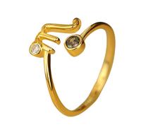 Anelli Regolabile Donna Anello Regolabile Con 12 Costellazioni Dello Zodiaco Della Vergine Oroscopo Fede Nuziale In Zircone Cubico Gioiello Astrologico Regalo Per Donna Anello In Argento O Placcato